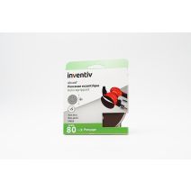 5 disques de ponçage 8 trous Ø125mm grains 80 - INVENTIV